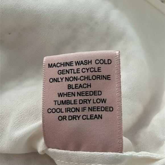 Philosophy Ivory Eyelet Sleeveless Vneck Shift Dress Size 8 - Picture 5 of 16